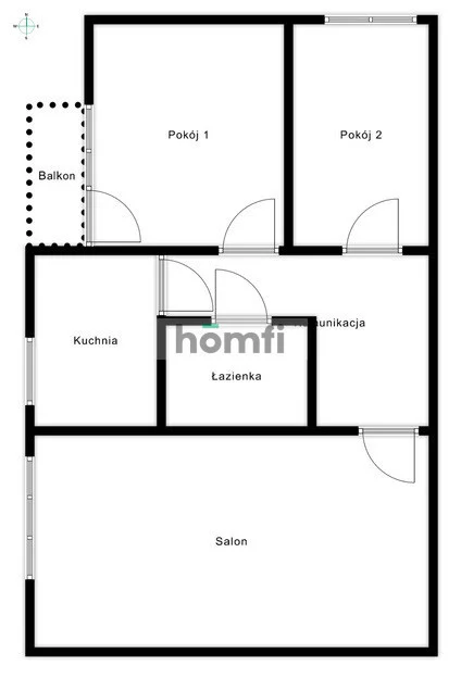 3 pokoje, mieszkanie 57,00 m², piętro 4, oferta nr , 24349/2089/OMS, Wągrowiec, Średnia