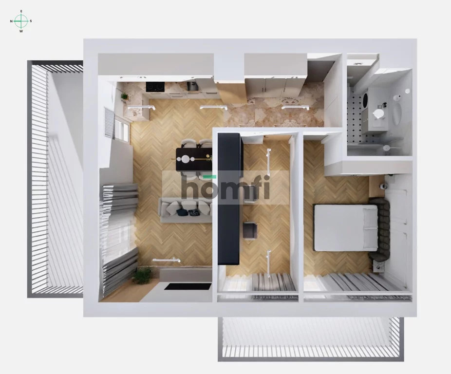 3 pokoje, mieszkanie 53,47 m², piętro 8, oferta nr , 24999/2089/OMS, Kraków, Prądnik Biały, Górka Narodowa, Stefana Banacha