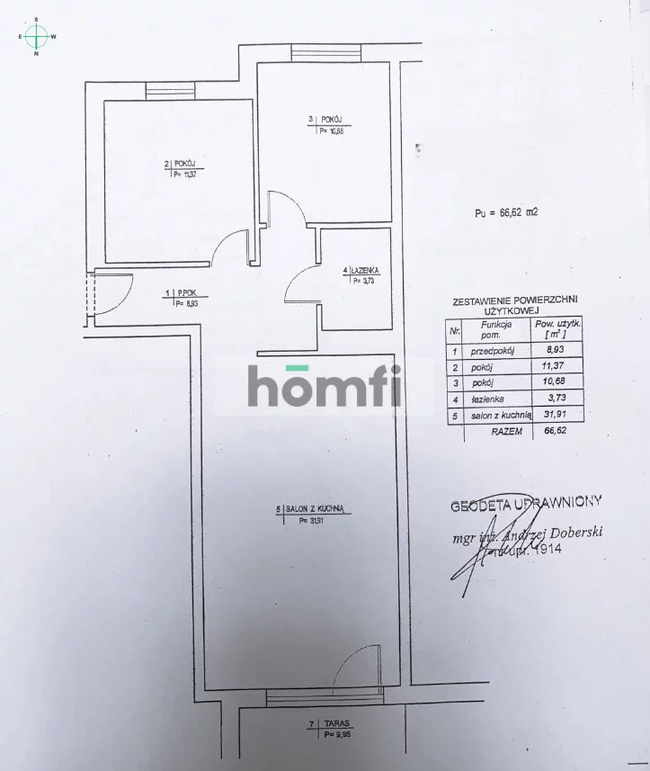 3 pokoje, apartament 66,62 m², piętro 2, oferta nr , 24693/2089/OMS, Toruń, Stare Miasto, św. Jakuba