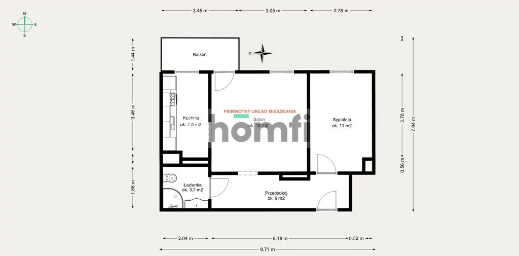 3 pokoje, mieszkanie 50,90 m², piętro 2, oferta nr , 24658/2089/OMS, Kraków, Dębniki, Ruczaj, Szuwarowa