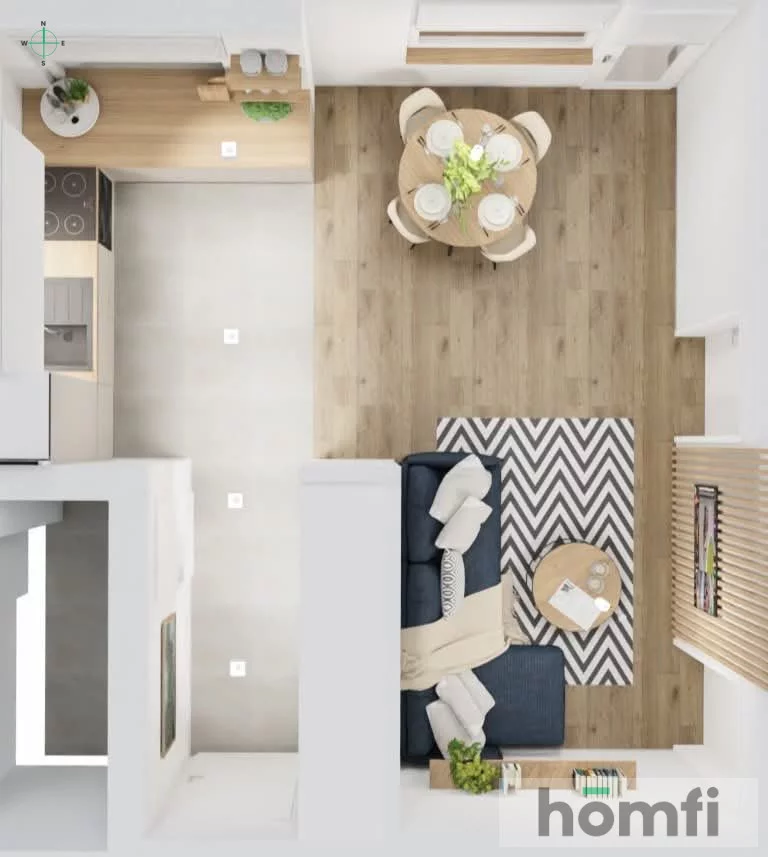 3 pokoje, mieszkanie 44,84 m², piętro 1, oferta nr , 25150/2089/OMS, Rzeszów, Tysiąclecia, Szwoleżerów