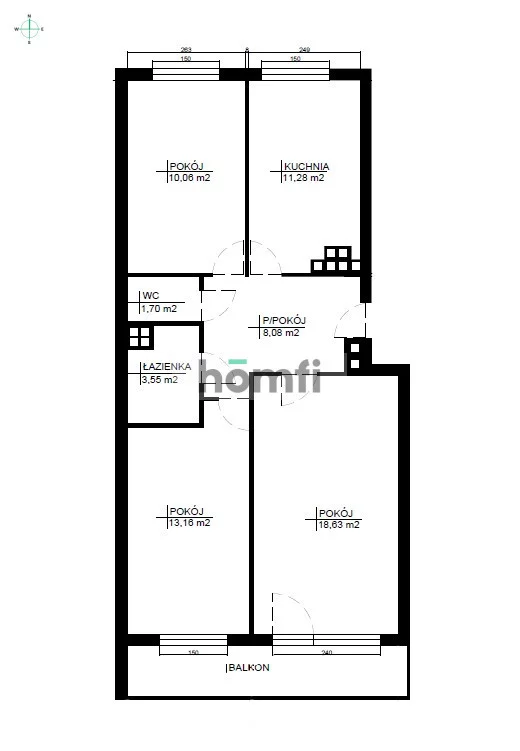 3 pokoje, mieszkanie 66,40 m², piętro 2, oferta nr , 23715/2089/OMS, Lublin, Czuby Południowe, Czuby Południowe, Topazowa