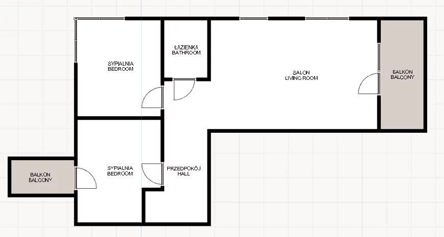 3 pokoje, mieszkanie 57,00 m², piętro 1, oferta nr , 25218/2089/OMS, Kraków, Podgórze, Wielicka