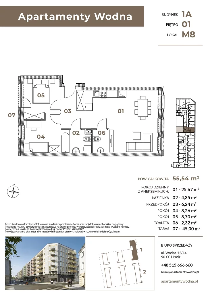 Apartamenty 25243/2089/OMS Łódź Wodna