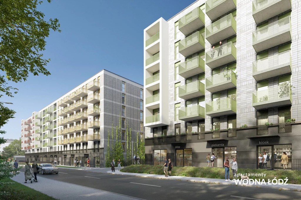 3 pokoje, mieszkanie 55,54 m², piętro 1, oferta nr , 25243/2089/OMS, Łódź, Wodna