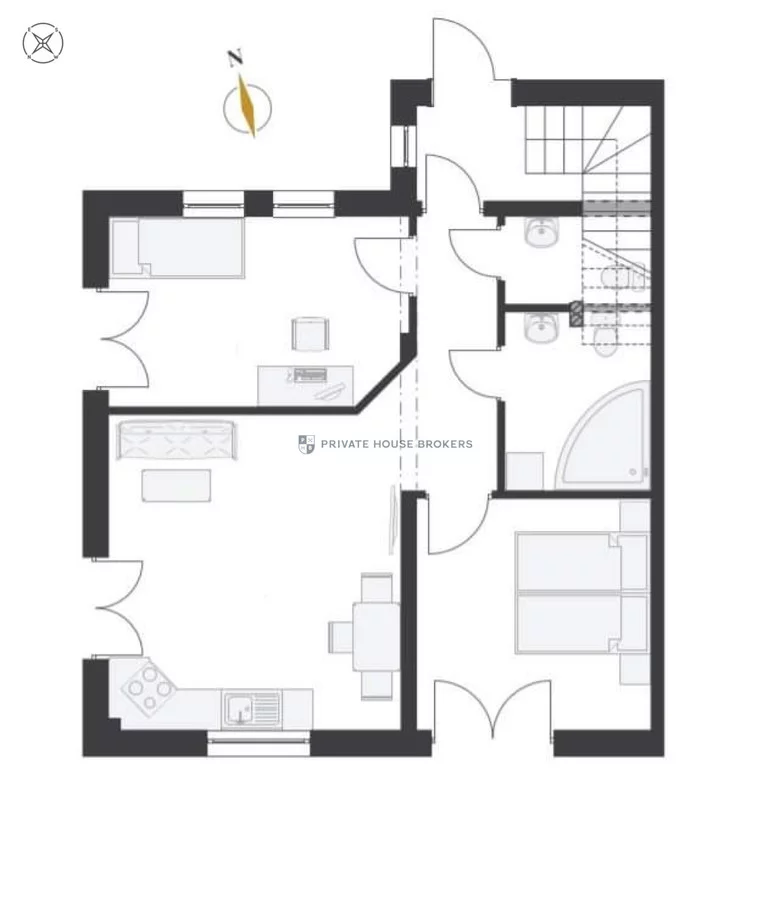 3 pokoje, mieszkanie 58,30 m², parter, oferta nr , 20132/2089/OMS, Zbrodzice