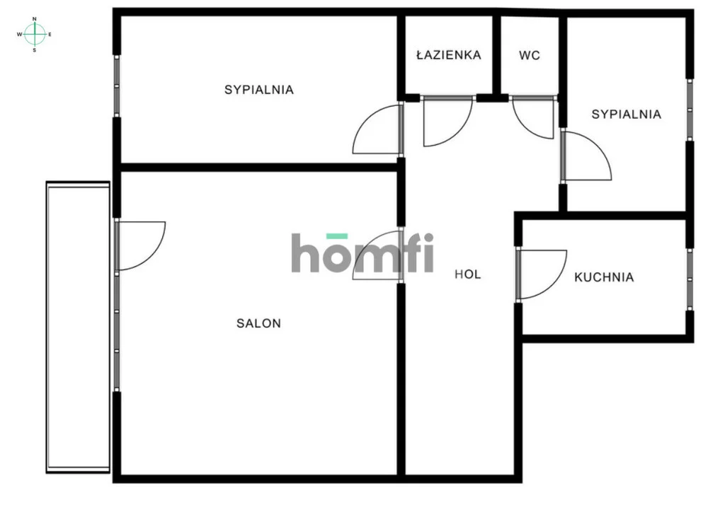 3 pokoje, mieszkanie 60,43 m², piętro 7, oferta nr , 23600/2089/OMS, Lublin, Bronowice, Bronowice, Zimowa