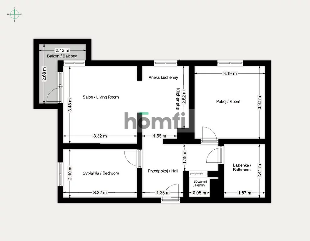 3 pokoje, mieszkanie 49,24 m², piętro 2, oferta nr , 25458/2089/OMS, Kraków, Bieżanów-Prokocim, Złocieniowa