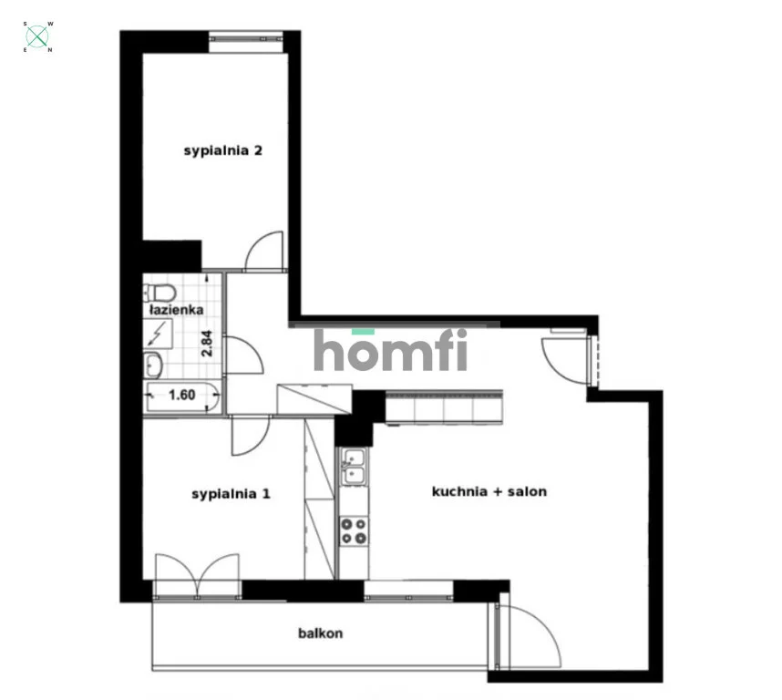 3 pokoje, mieszkanie 65,00 m², piętro 6, oferta nr , 35246/2089/OMW, Wrocław, Gądów-Popowice Południowe, Popowice, Białowieska