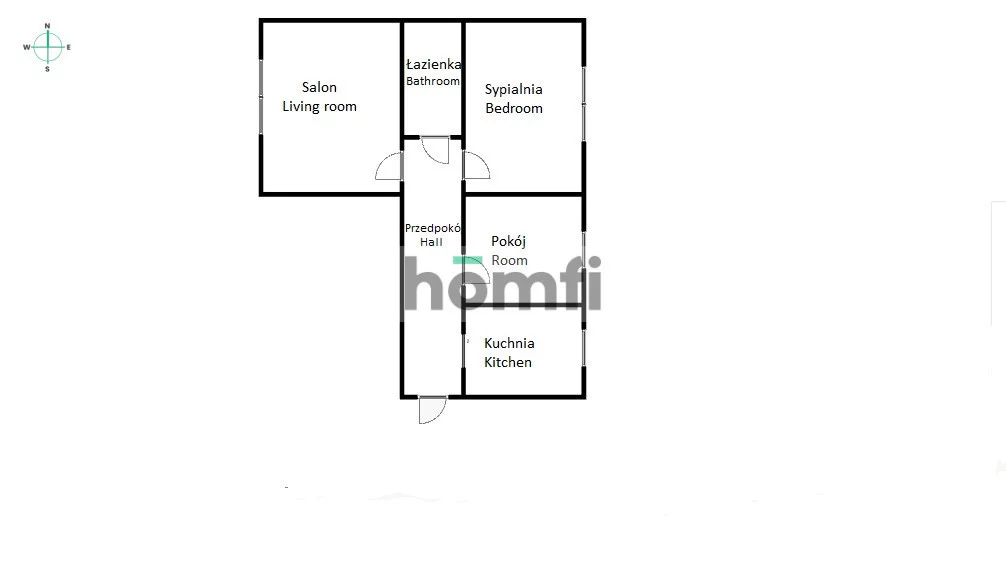 3 pokoje, mieszkanie 65,00 m², piętro 4, oferta nr , 53086/2089/OMW, Wrocław, Krzyki-Partynice, Krzyki, al. gen. Józefa Hallera