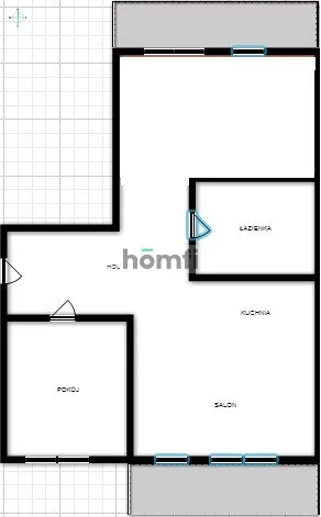 3 pokoje, mieszkanie 63,00 m², piętro 4, oferta nr , 52858/2089/OMW, Wrocław, Stare Miasto, Grabiszyńska