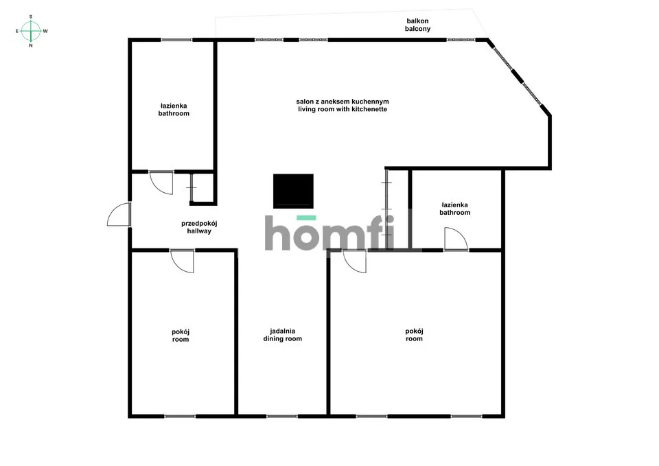 3 pokoje, mieszkanie 117,20 m², piętro 2, oferta nr , 52361/2089/OMW, Wrocław, Szczepin, Inowrocławska