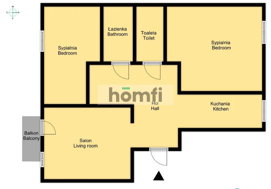 3 pokoje, mieszkanie 54,00 m², piętro 1, oferta nr , 52245/2089/OMW, Radom, Ustronie, Sandomierska