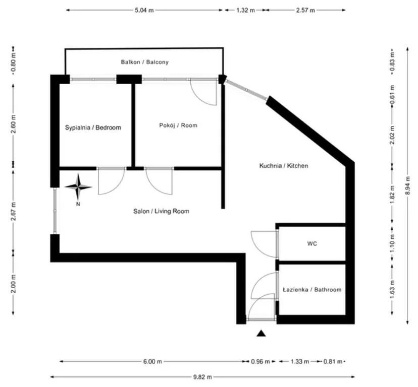3 pokoje, mieszkanie 62,00 m², piętro 22, oferta nr , 52661/2089/OMW, Katowice, Dąbrówka Mała, Dąbrówka Mała, al. Walentego Roździeńskiego