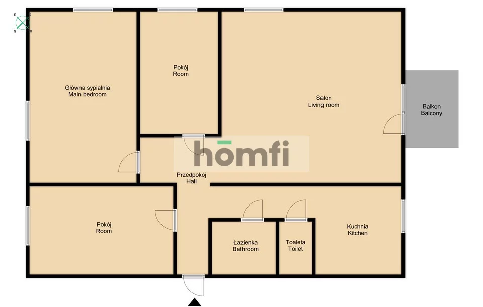 4 pokoje, mieszkanie 78,22 m², piętro 5, oferta nr , 23437/2089/OMS, Radom, Borki, Bolesława Limanowskiego