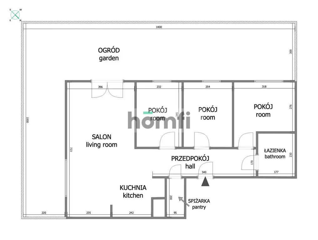 4 pokoje, apartament 74,41 m², parter, oferta nr , 25260/2089/OMS, Kraków, Czyżyny, Galicyjska