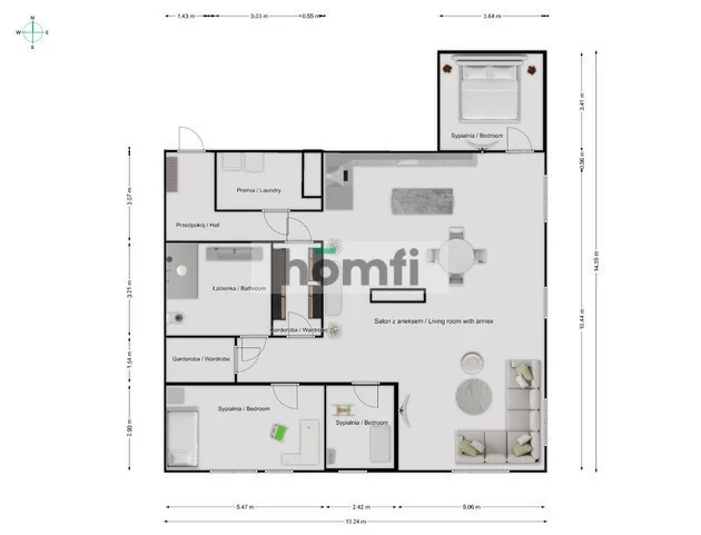 4 pokoje, apartament 136,60 m², piętro 3, oferta nr , 24439/2089/OMS, Dąbrowa Górnicza, Gołonóg, Gołonóg, Graniczna