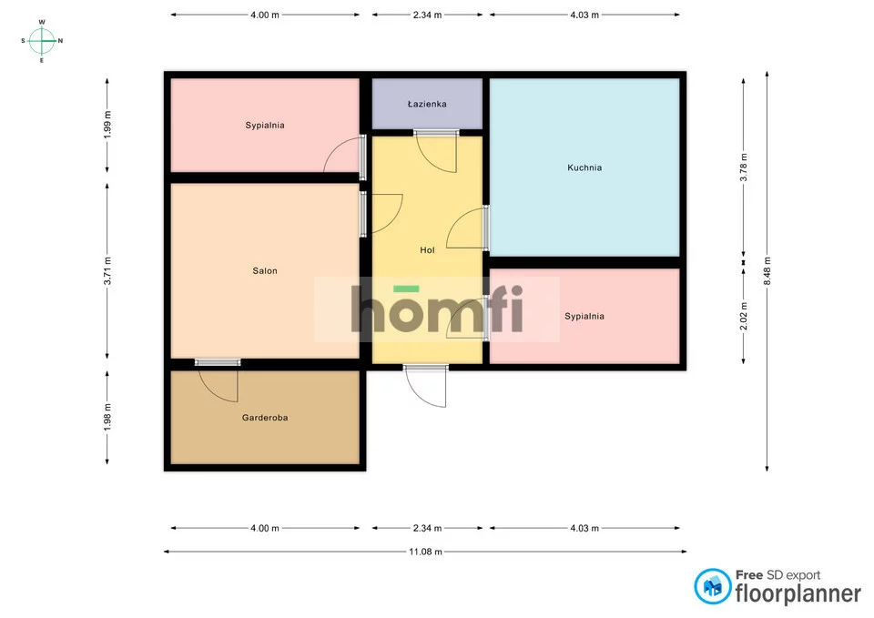 4 pokoje, mieszkanie 57,65 m², piętro 1, oferta nr , 25102/2089/OMS, Konstantynów Łódzki