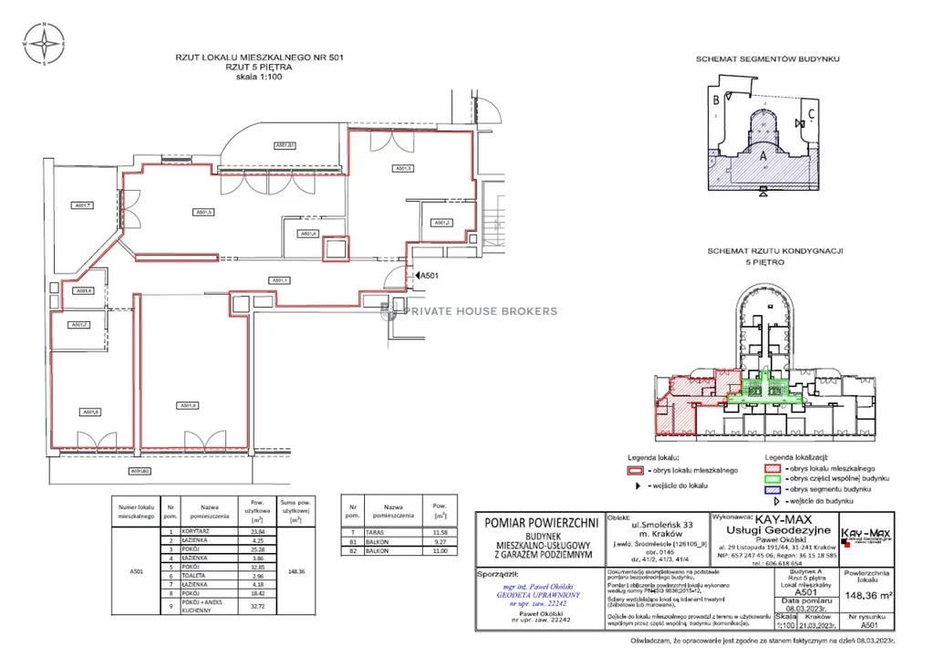 4 pokoje, mieszkanie 148,36 m², piętro 5, oferta nr , 23597/2089/OMS, Kraków, Stare Miasto, Stare Miasto, Smoleńsk