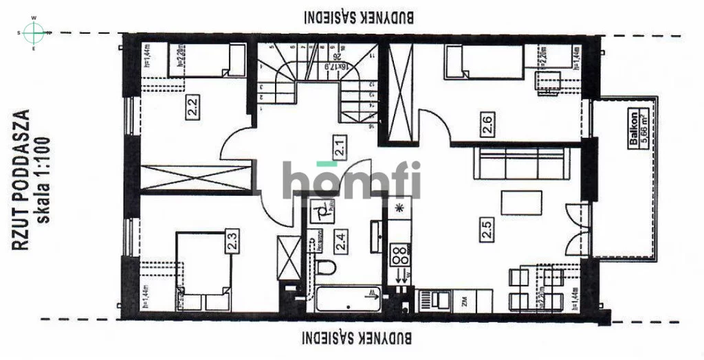4 pokoje, mieszkanie 73,00 m², piętro 1, oferta nr , 52552/2089/OMW, Rzeszów, Przybyszówka, Łanowa