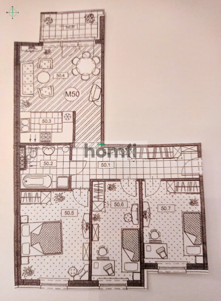 4 pokoje, mieszkanie 80,80 m², piętro 3, oferta nr , 46260/2089/OMW, Gdańsk, Piecki-Migowo, Myśliwskie Wzgórze