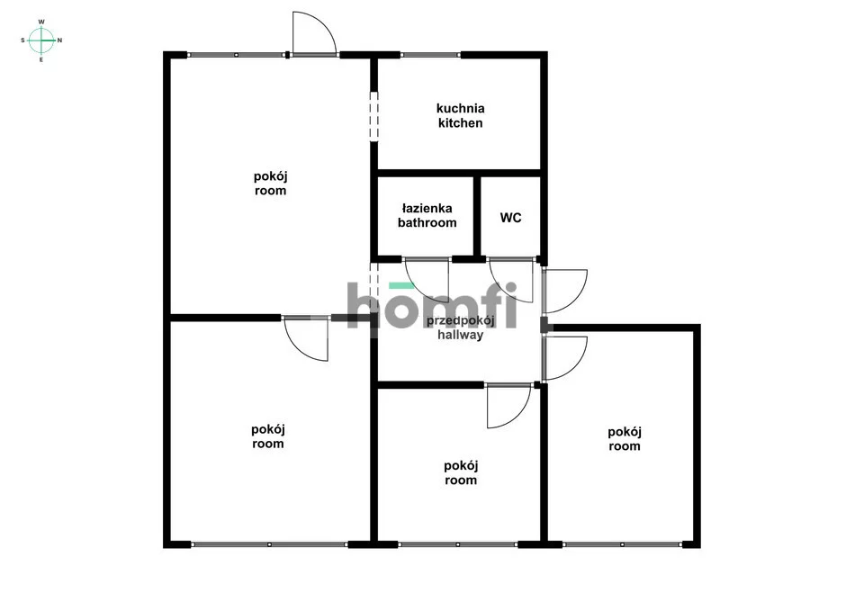 4 pokoje, mieszkanie 54,37 m², piętro 1, oferta nr , 52404/2089/OMW, Wrocław, Borek, pl. Powstańców Śląskich
