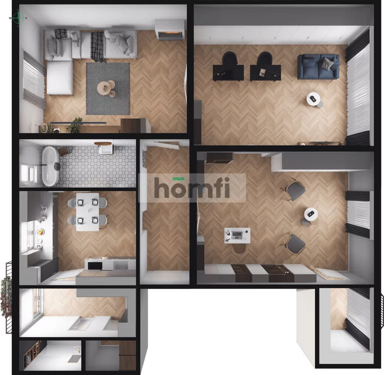 5 pokoi, mieszkanie 144,00 m², piętro 1, oferta nr , 23428/2089/OMS, Tarnów, Strusina, Kornela Ujejskiego