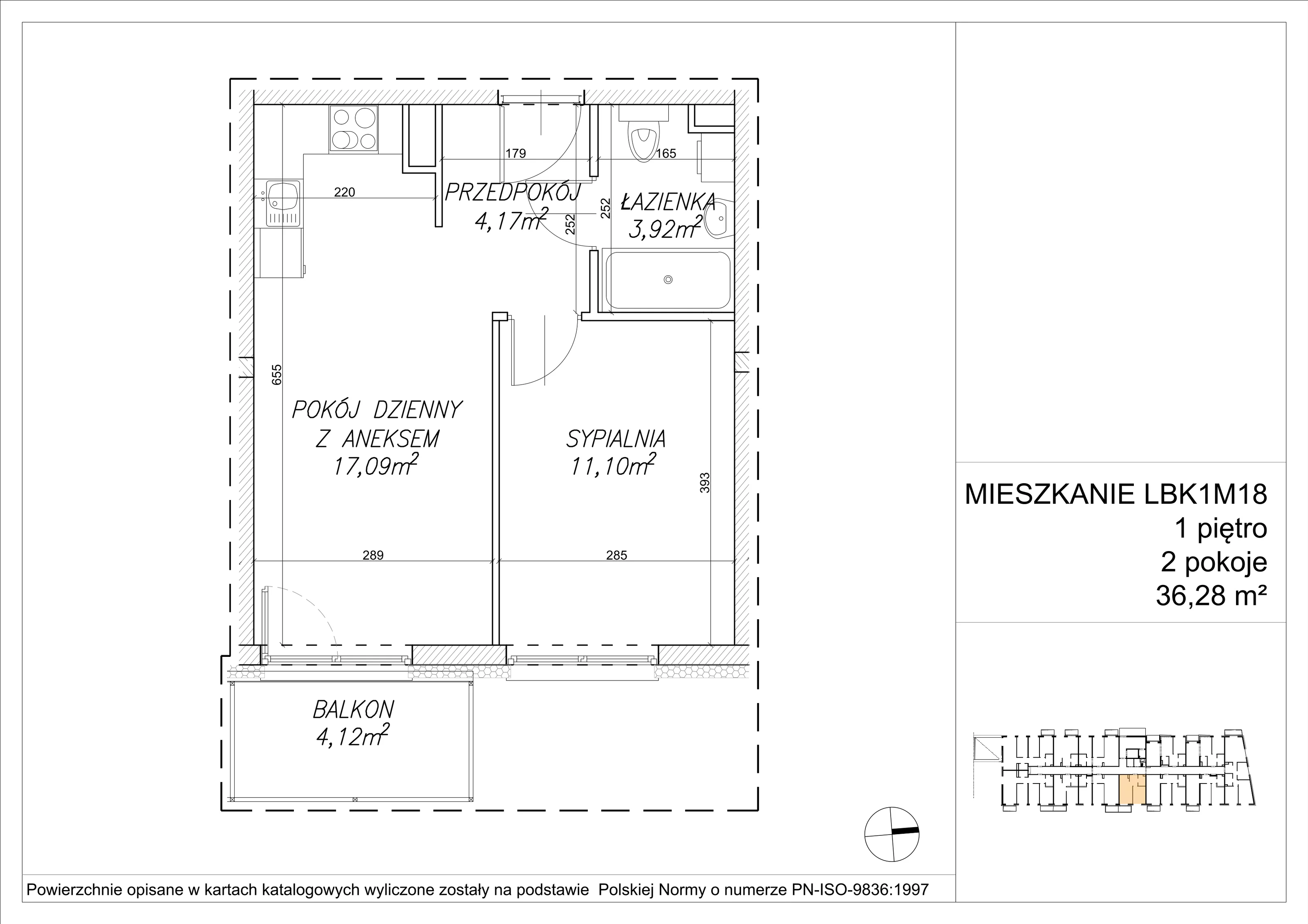2 pokoje, mieszkanie 36,30 m², piętro 1, oferta nr LBK1M18, Lipa Piotrkowska, Wrocław, Lipa Piotrowska, Psie Pole, ul Szałwiowa 6
