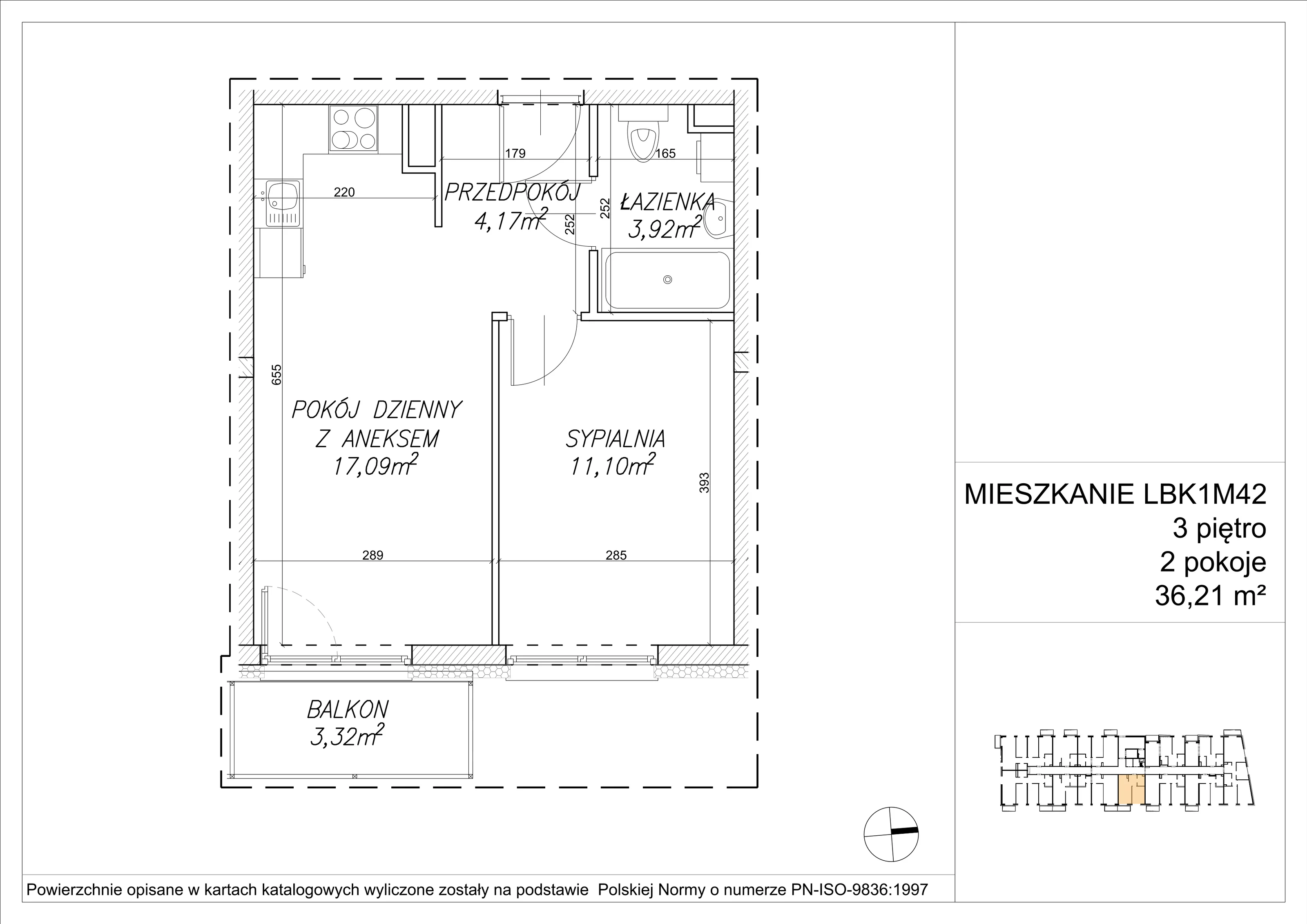 2 pokoje, mieszkanie 36,30 m², piętro 3, oferta nr LBK1M42, Lipa Piotrkowska, Wrocław, Lipa Piotrowska, Psie Pole, ul Szałwiowa 6