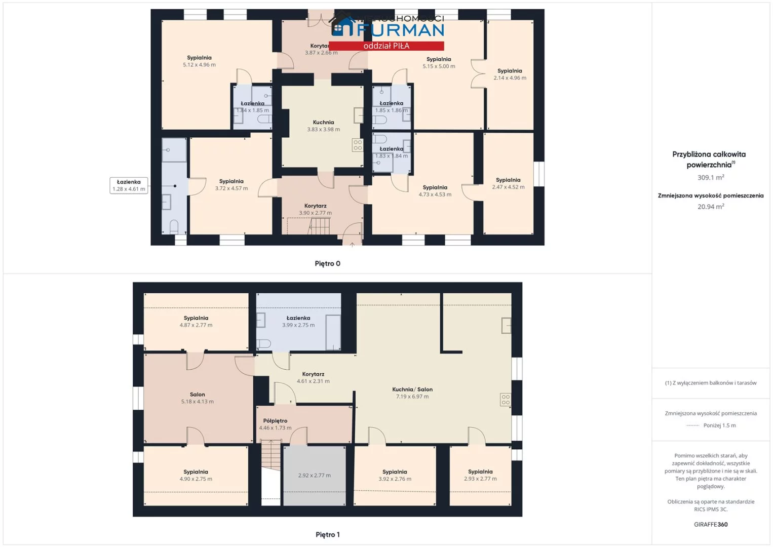 Dom 309,00 m², oferta nr , FRP-DS-198021, Tuczno