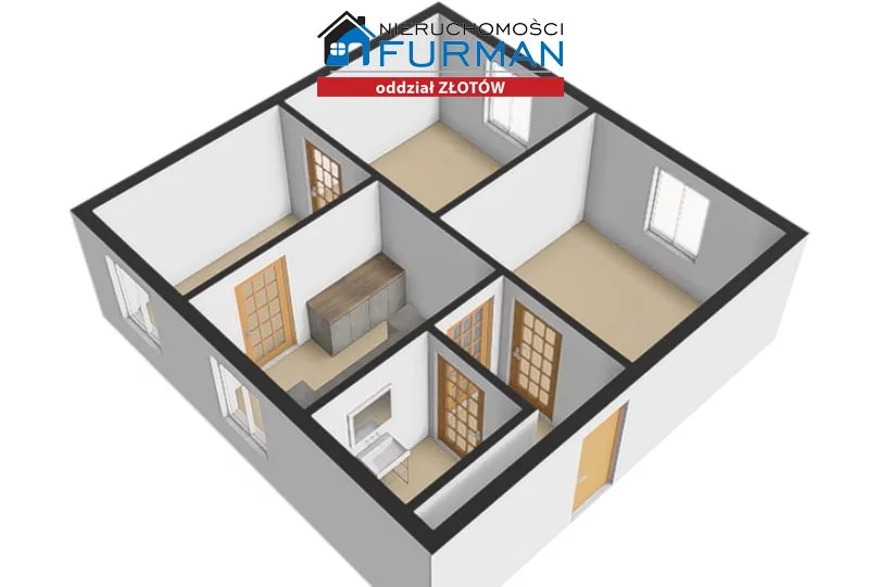 Dom 68,00 m², oferta nr , FZL-DS-197484, Okonek