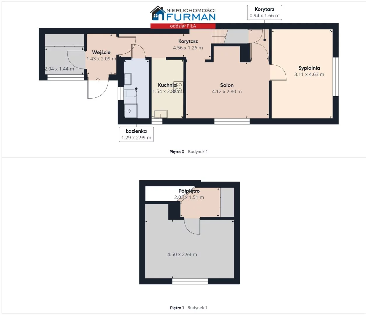 Dom 84,00 m², oferta nr , FRP-DS-197894-2, Piła, Górne
