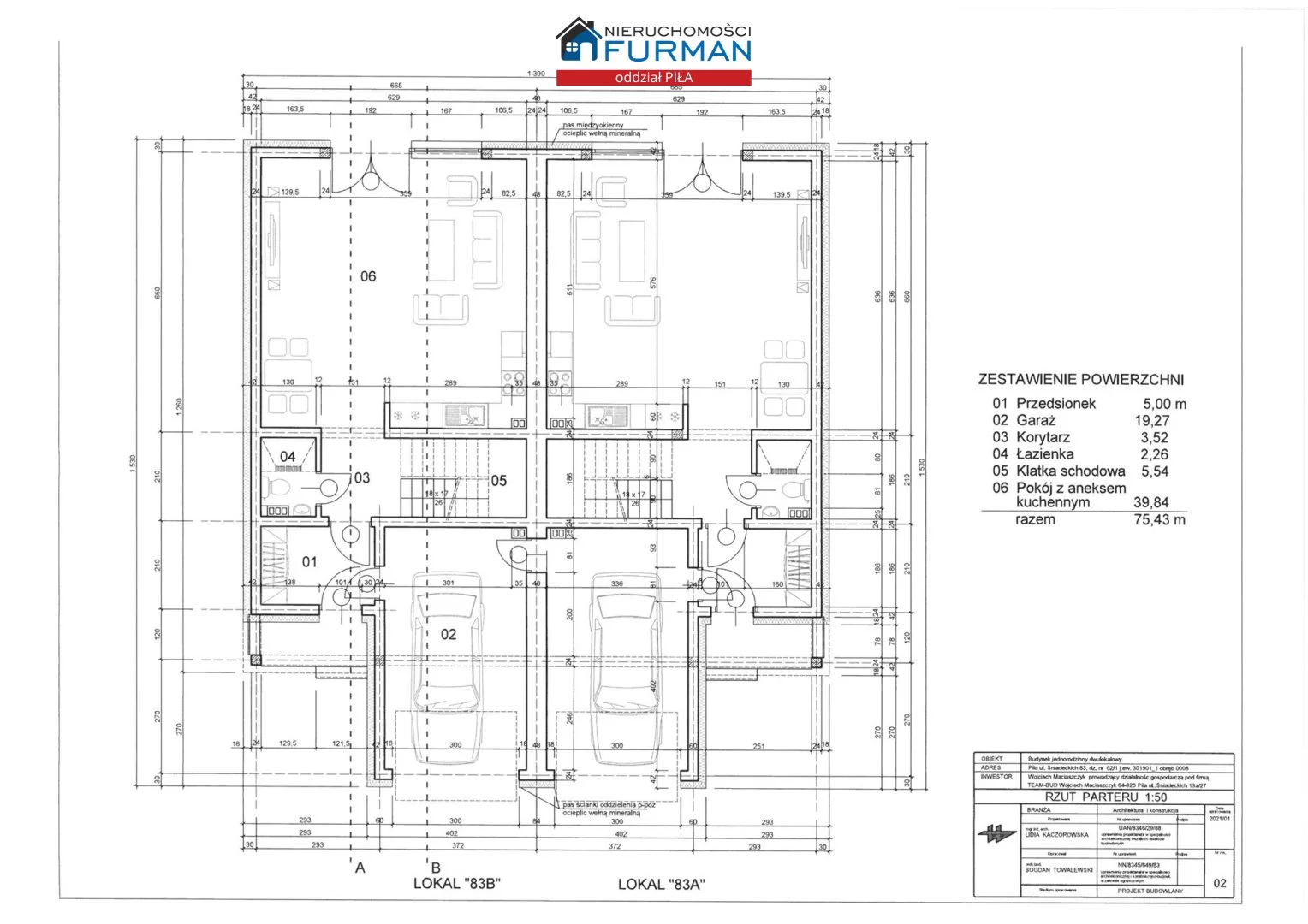 Dom 144,89 m², oferta nr , FRP-DS-198322-1, Piła