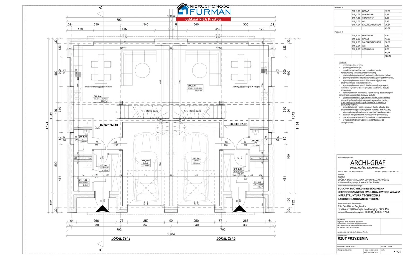 Dom 124,85 m², oferta nr , FRP-DS-196433, Piła, Koszyce