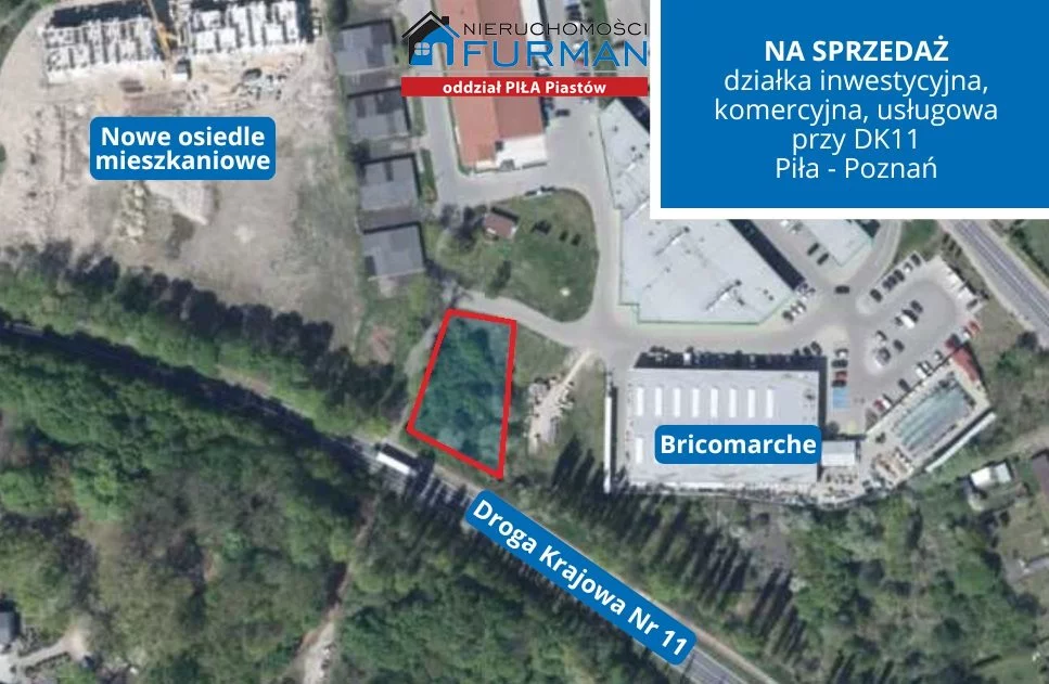 Działka 1 220,00 m², Chodzież, Sprzedaż