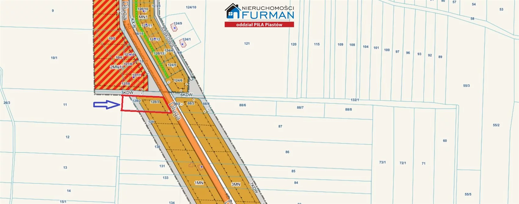 Działka 3 044,00 m², oferta nr , FRP-GS-197560, Kaczory