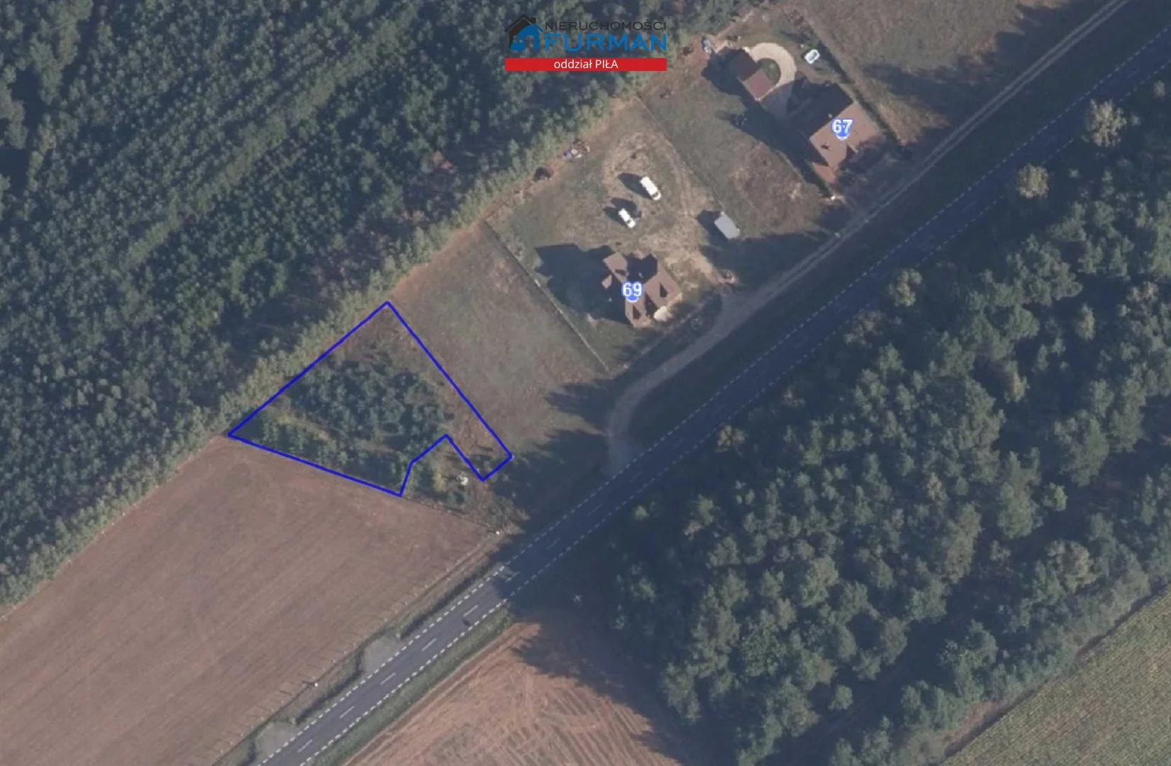 Działka 1 282,00 m², oferta nr , FRP-GS-197520-4, Krajenka