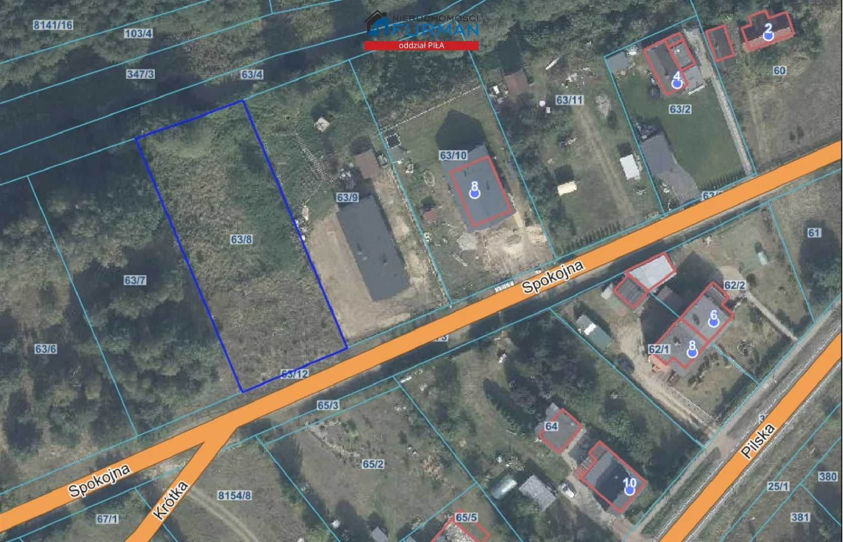 Działka 1 741,00 m², oferta nr , FRP-GS-198281, Krajenka