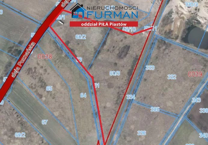 Działka 36 818,00 m², oferta nr , FRP-GS-189020, Piła, Motylewo
