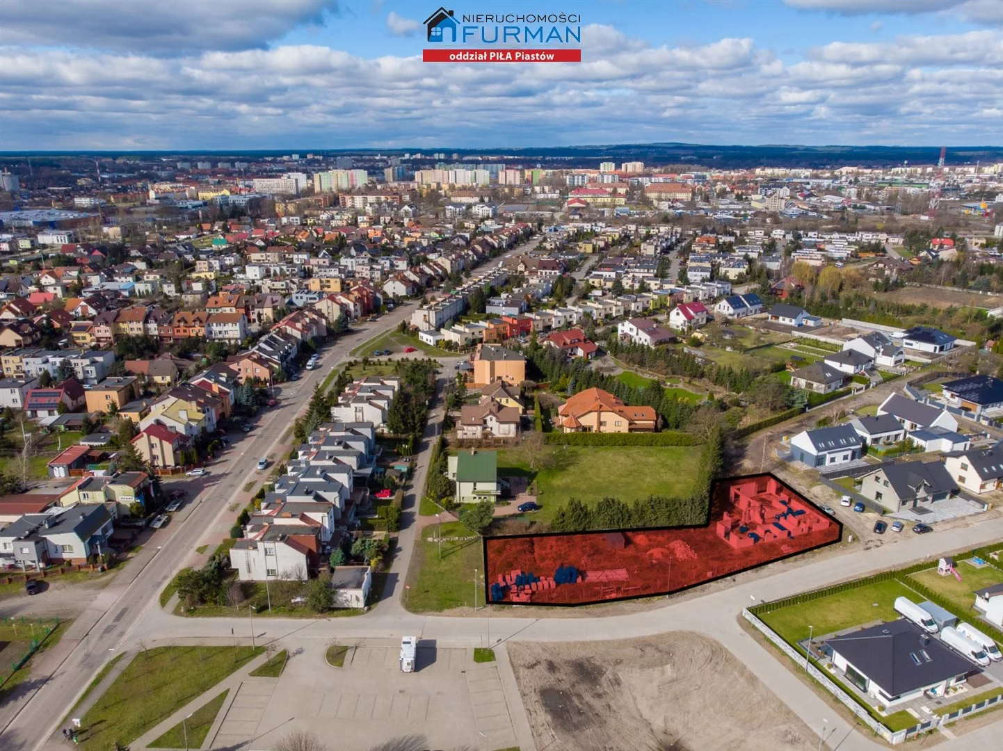 Działka 1 945,00 m², Piła, Podlasie, Sprzedaż