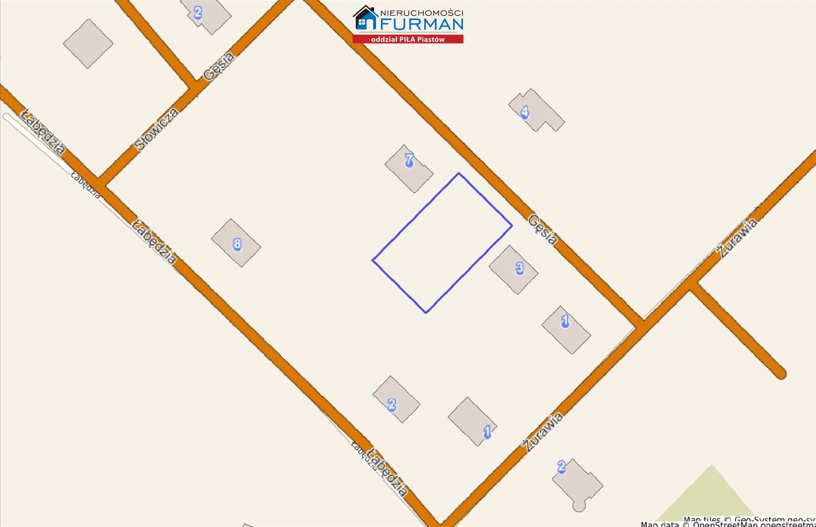 Działka 978,00 m², oferta nr , FRP-GS-197059-1, Szydłowo