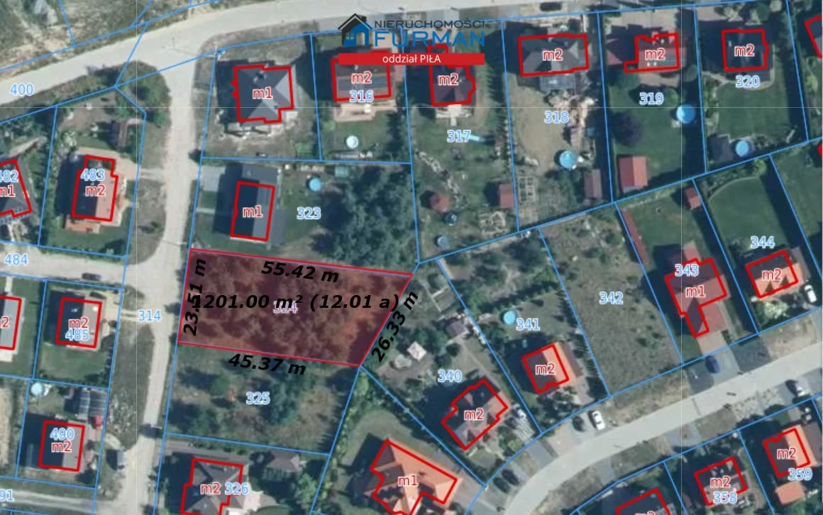 Działka 1 183,00 m², oferta nr , FRP-GS-197382-8, Szydłowo