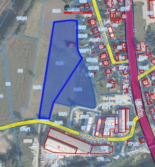 Działka 5 186,00 m², Ujście, Sprzedaż
