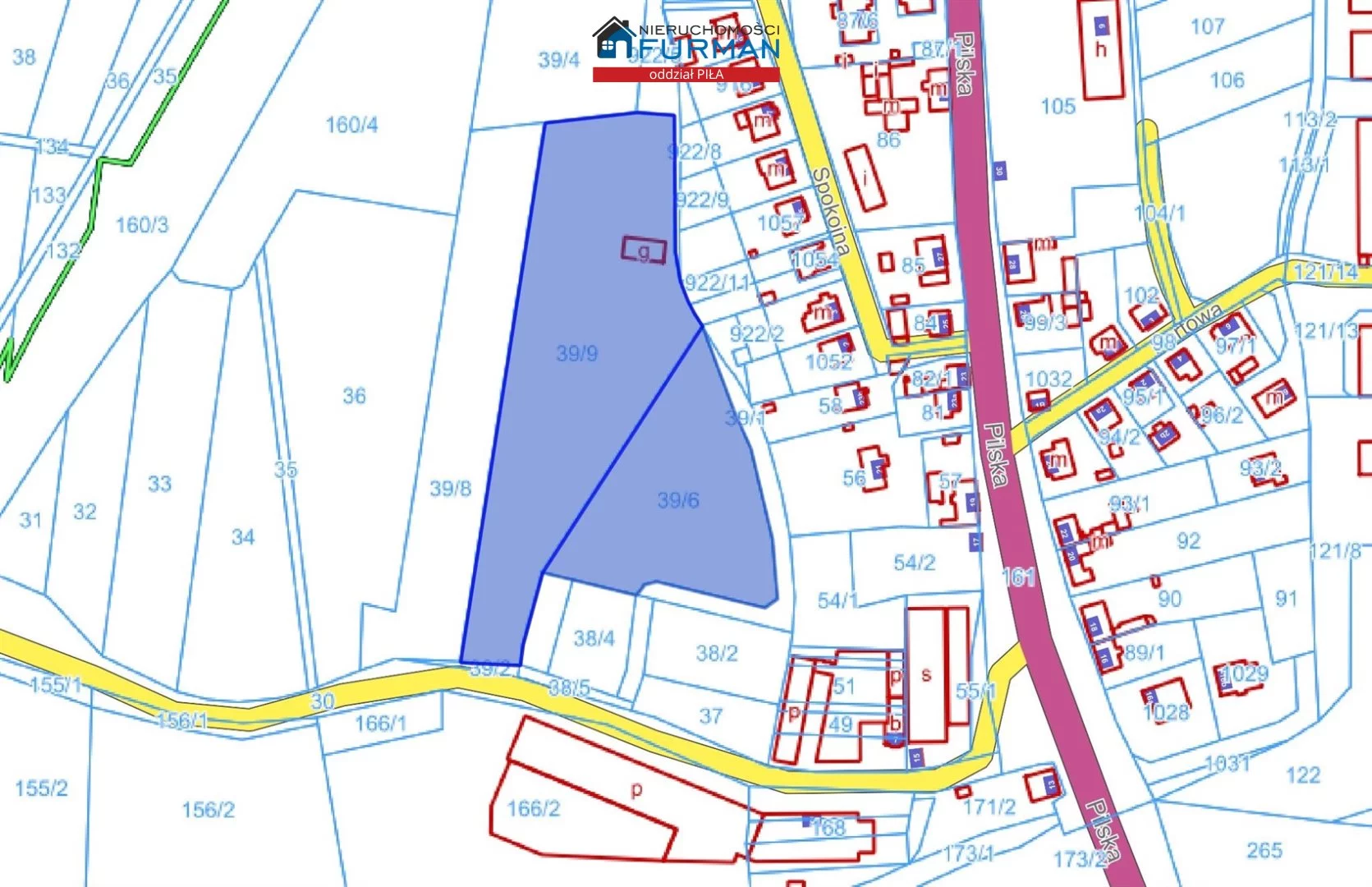 Działka 5 186,00 m², oferta nr , FRP-GS-198172, Ujście