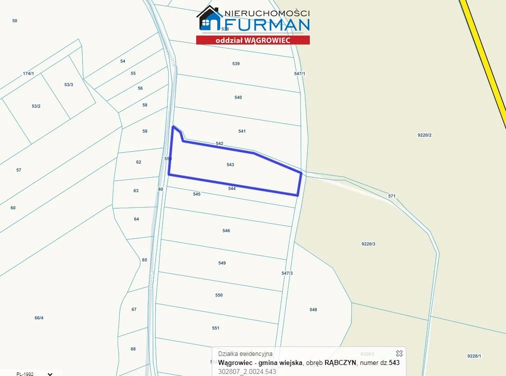 Działka na sprzedaż, 10 100,00 m², oferta nr FWR-GS-196763