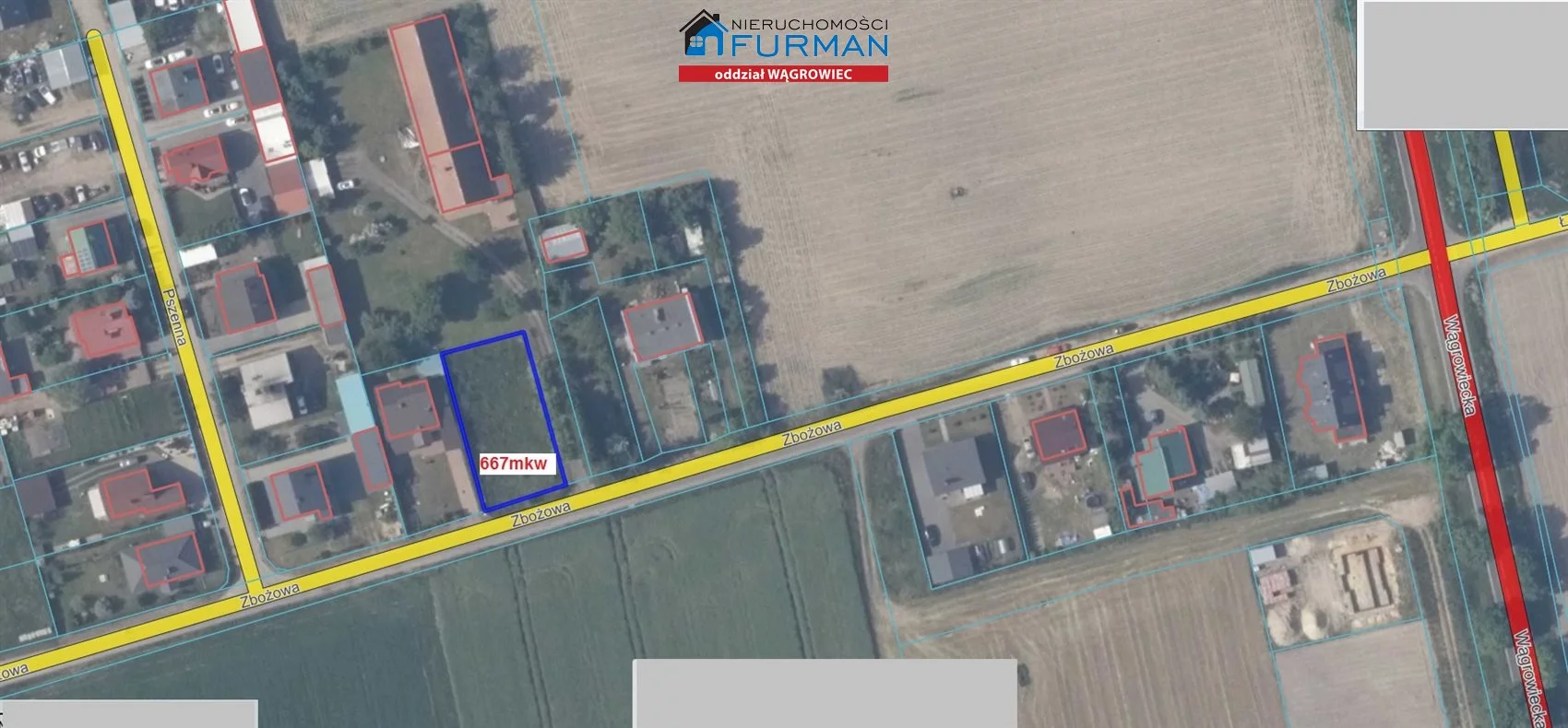 Działka 667,00 m², oferta nr , FWR-GS-197865, Wągrowiec