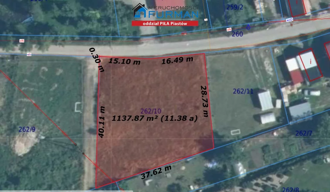 Działka 1 141,00 m², oferta nr , FRP-GS-197374-4, Wałcz