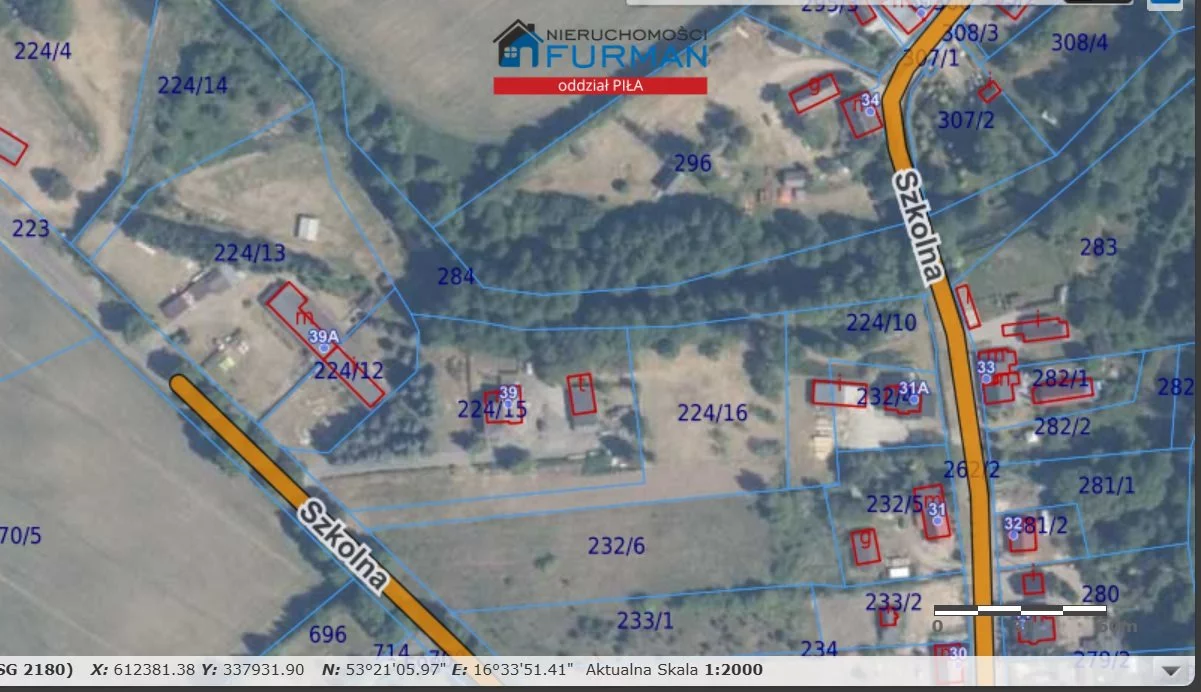 Działka 1 513,00 m², oferta nr , FRP-GS-197620-3, Wałcz
