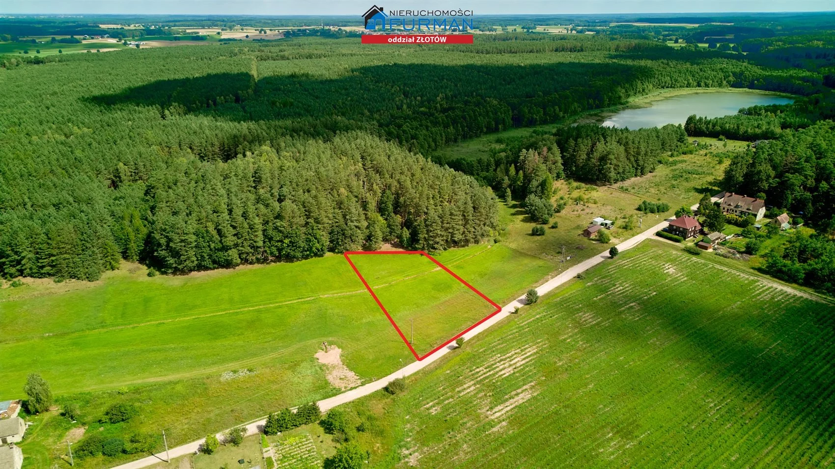 Działka 3 925,00 m², Zakrzewo, Sprzedaż