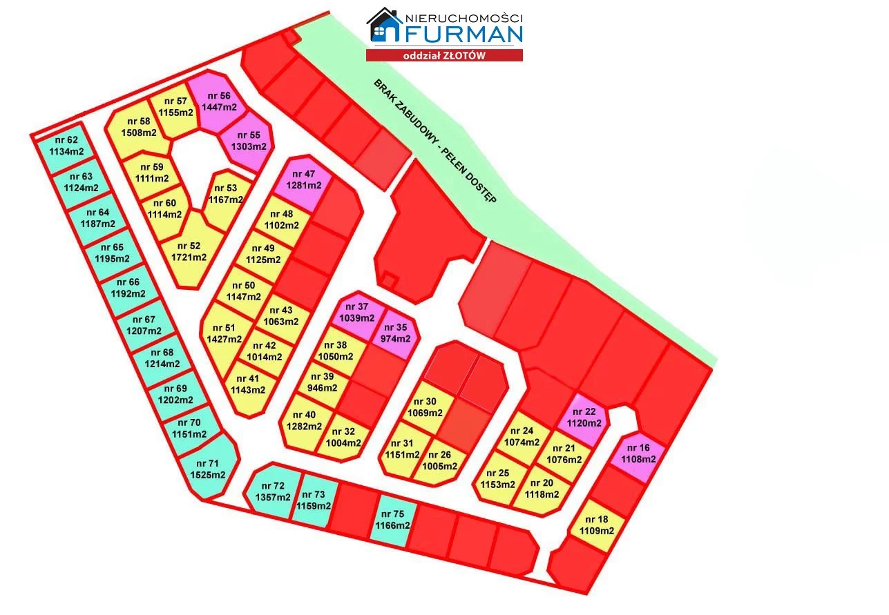 Działka 1 124,00 m², oferta nr , FZL-GS-194066, Złotów